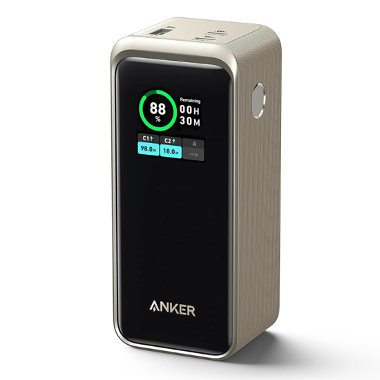 Anker Prime Power Bank, 20,000mAh Portable Charger Gold